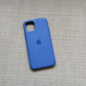 iPhone 11 Pro Silicone Case Linen Blue